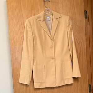 Vintage light weight tailored cotton blazer.